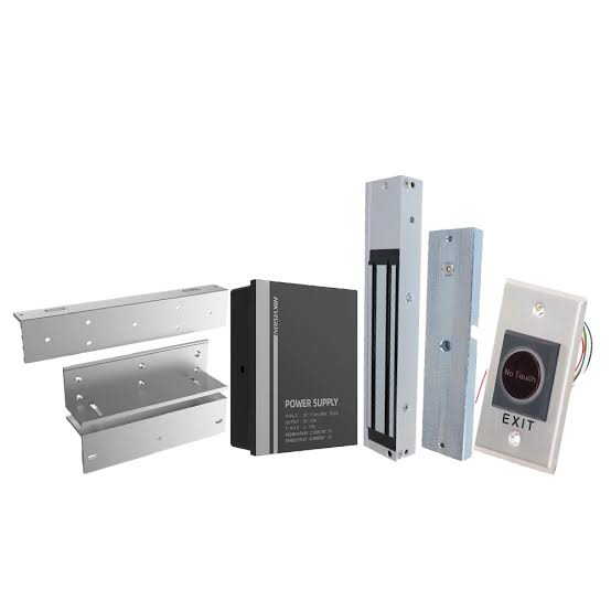 Hikvision DS-KAS-7M01 Geçiş Kontrol Kiti Güç Kaynağı Manyetik Kilit ve Çıkış Butonu