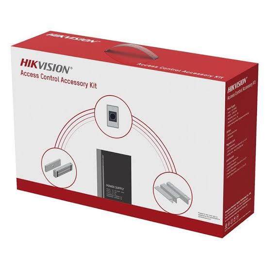 Hikvision DS-KAS-7M01 Geçiş Kontrol Kiti Güç Kaynağı Manyetik Kilit ve Çıkış Butonu