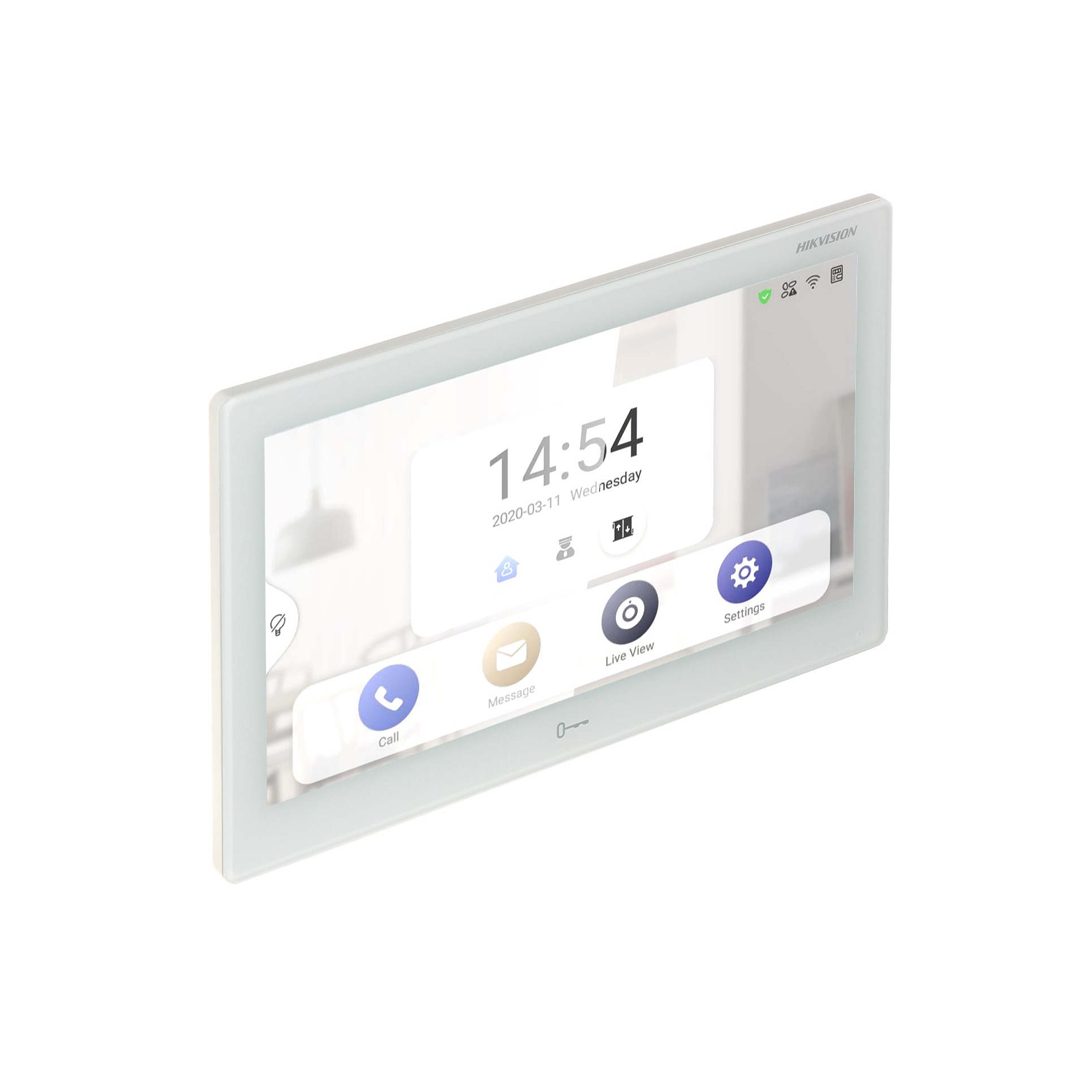 Hikvision DS-KH9510-WTE1(B) 10.1" IP Dokunmatik İç Mekan Monitörü, Wi-Fi, Android İşletim Sistemi