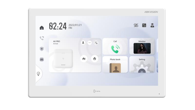 Hikvision DS-KH9510-WTE1(B) 10.1" IP Dokunmatik İç Mekan Monitörü, Wi-Fi, Android İşletim Sistemi