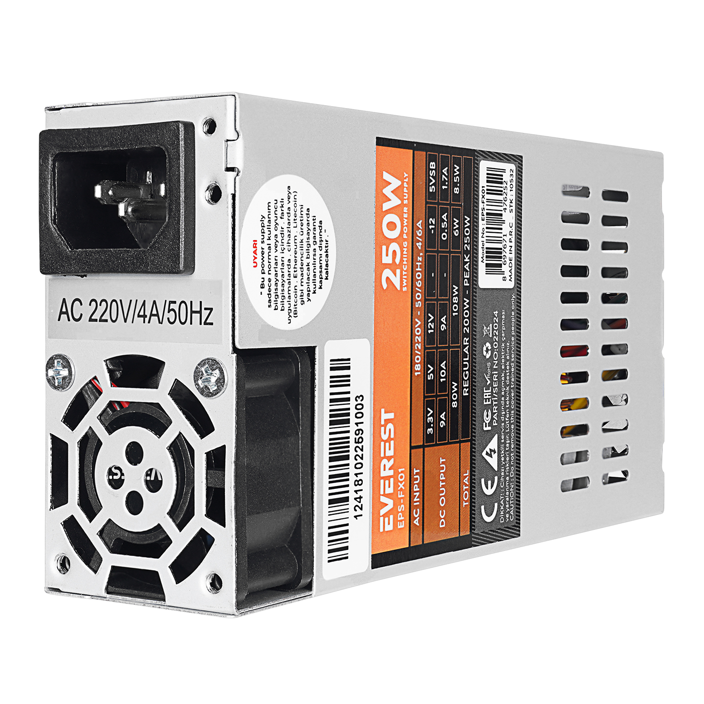 Everest EPS-FX01 200 W Güç Kaynağı
