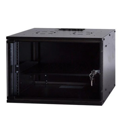 Ezcool 7U 500x400 Demonte SOHO Kabinet 19" Rack Duvar Tipi Network Kabini Temperli Cam Kapak