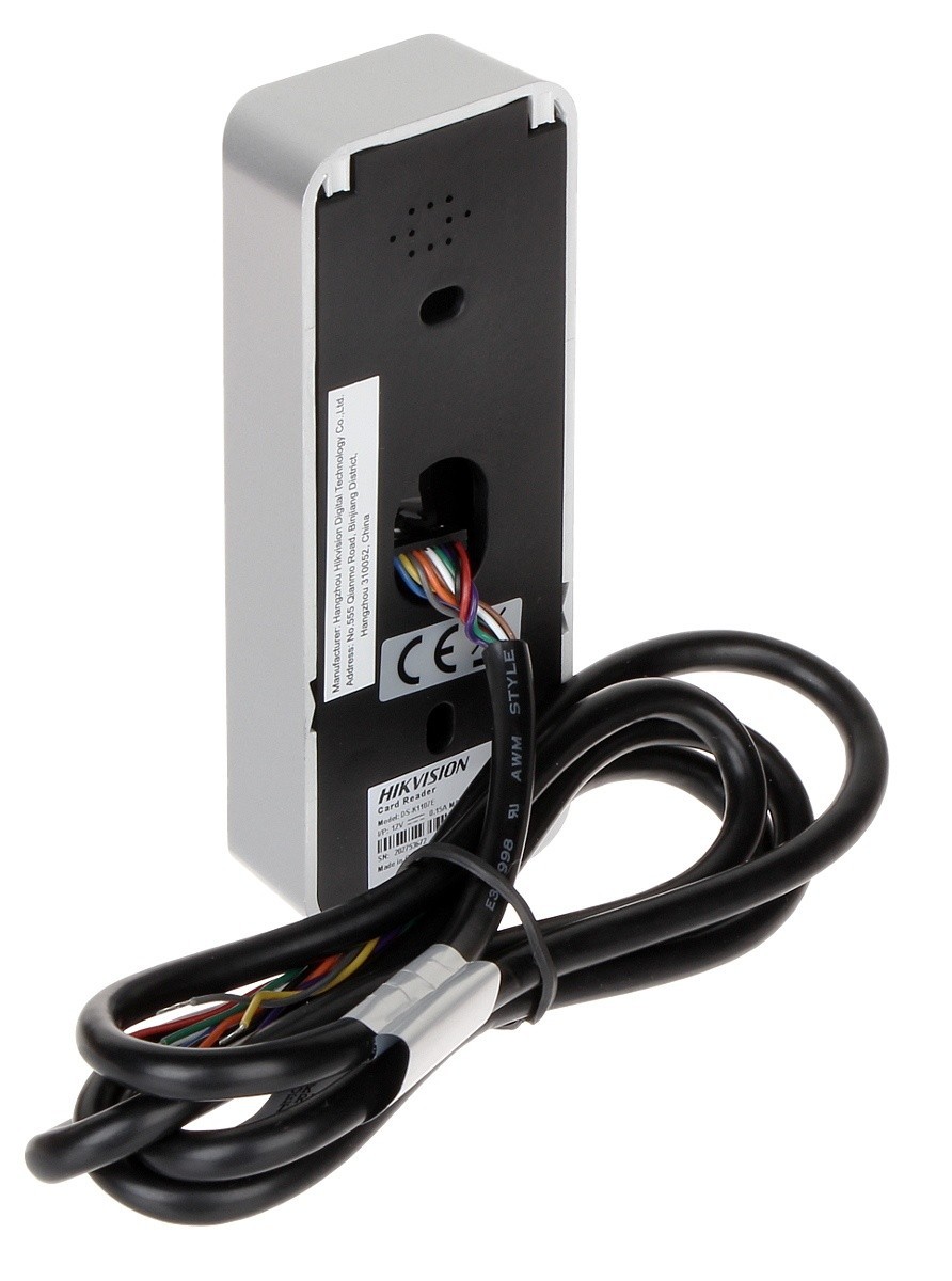 Hikvision DS-K1107AM Mifare RFID Kart Okuyucu, RS-485 ve Wiegand, IP65 Dış Ortam Tipi