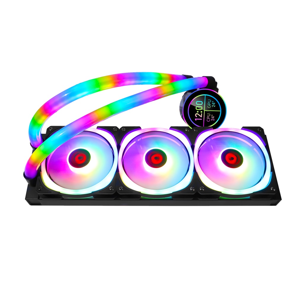 GameOn Kraken N360 360mm 1800 RPM Sıvı CPU Soğutucu, Siyah