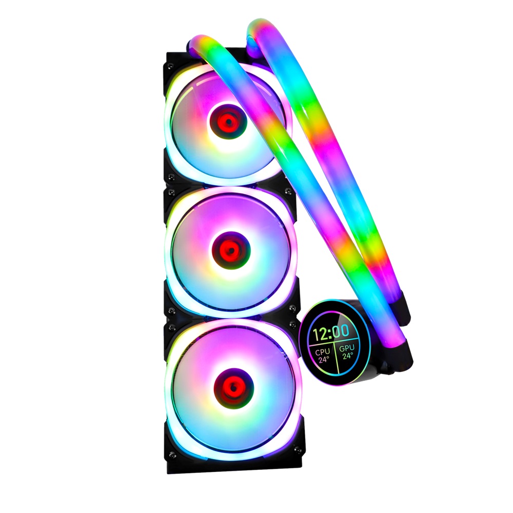 GameOn Kraken N360 360mm 1800 RPM Sıvı CPU Soğutucu, Siyah