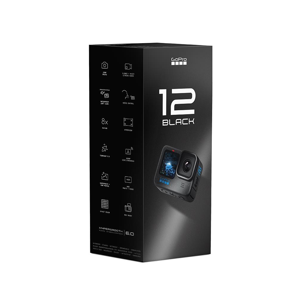 GoPro Hero 12 Black Aksiyon Kamerası, Siyah