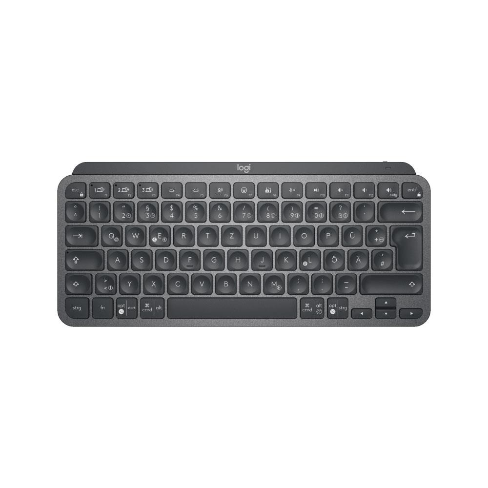 Logitech 920-010504 MX Keys Mini Aydınlatmalı Kablosuz Türkçe Q Klavye Bluetooth USB-C, Siyah