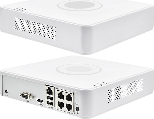 Hikvision DS-7104NI-Q1/4P Full HD PoE 4 Kanal NVR Kayıt Cihazı
