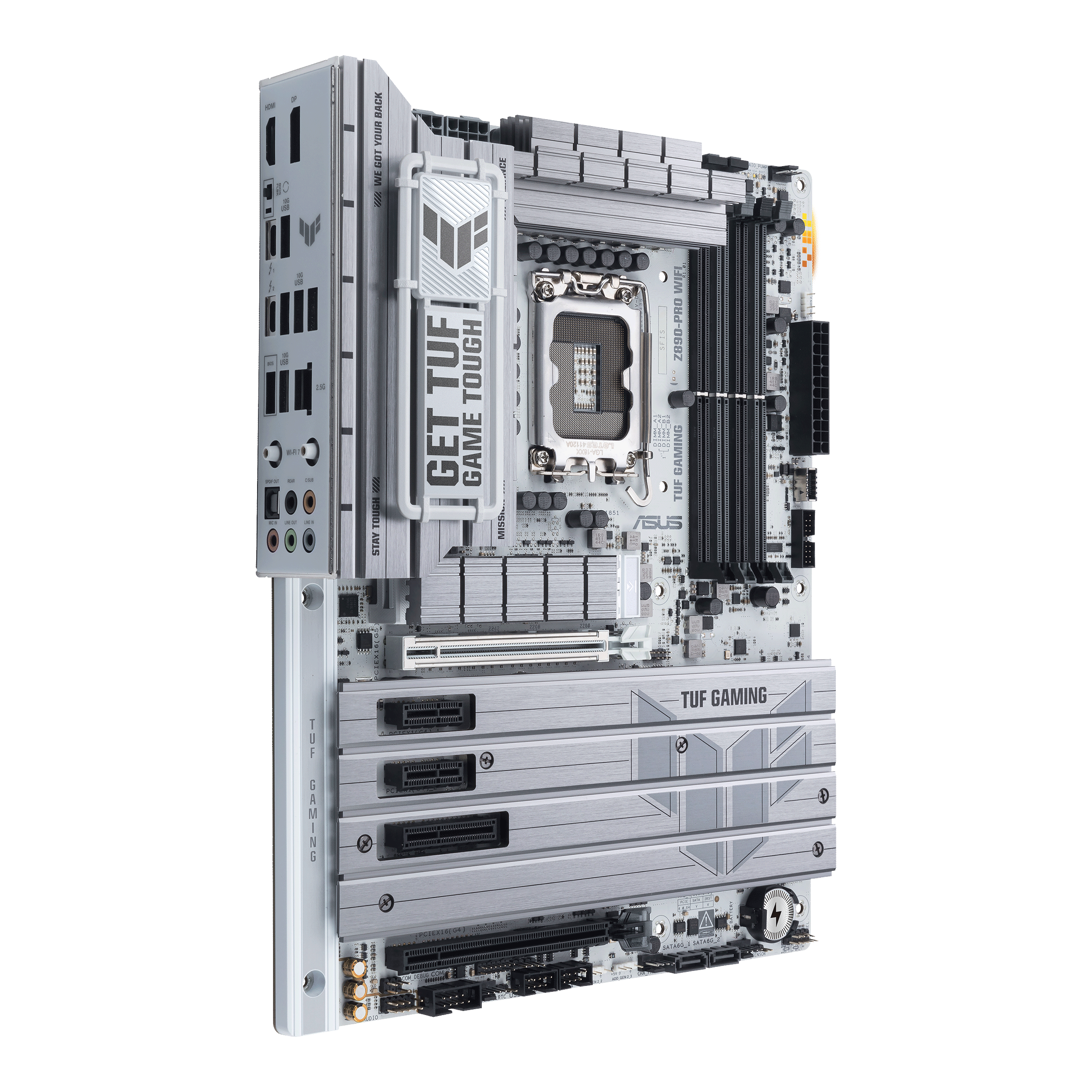 Asus TUF Gaming Z890-PRO Wi-Fi Intel LGA 1851 Z890 DDR5 9066+MHz(OC) ATX Oyuncu Anakart