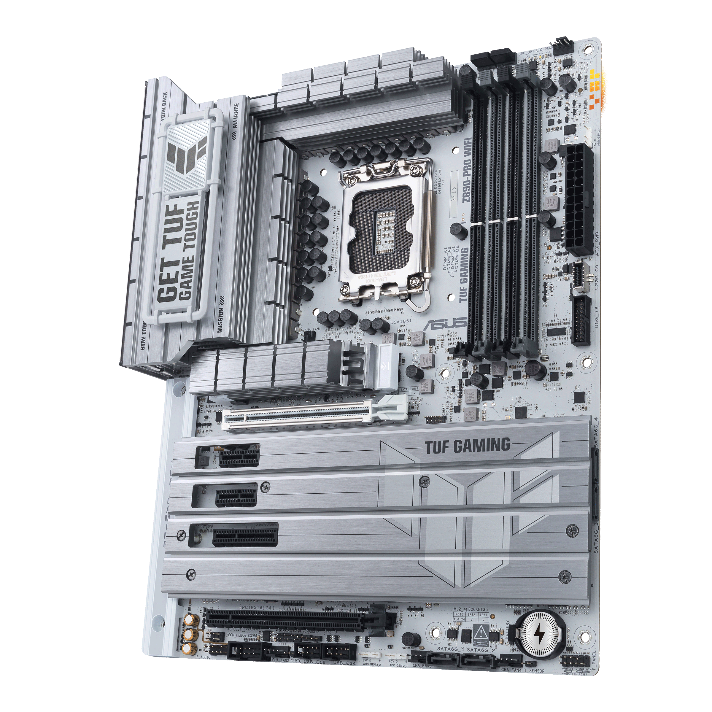 Asus TUF Gaming Z890-PRO Wi-Fi Intel LGA 1851 Z890 DDR5 9066+MHz(OC) ATX Oyuncu Anakart