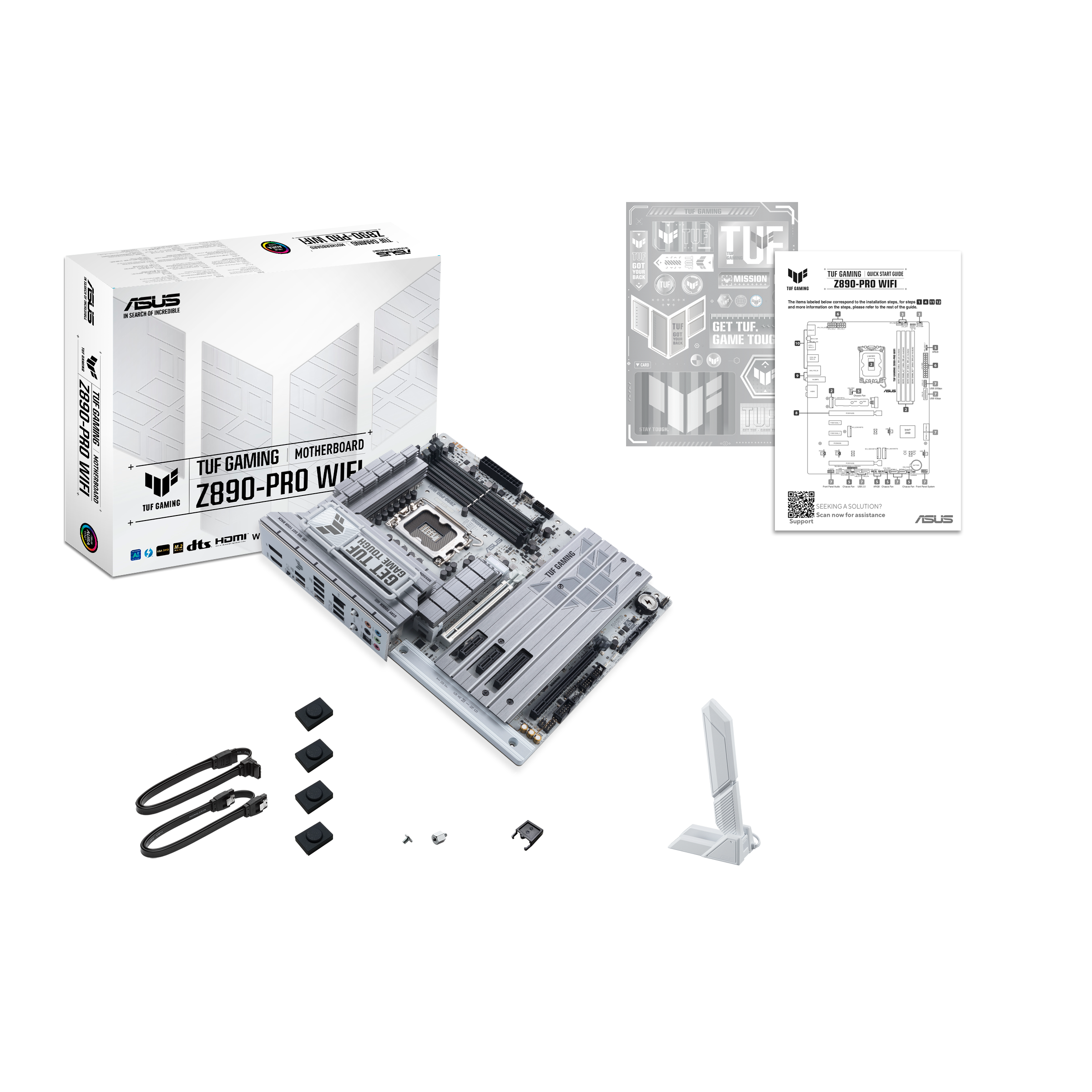 Asus TUF Gaming Z890-PRO Wi-Fi Intel LGA 1851 Z890 DDR5 9066+MHz(OC) ATX Oyuncu Anakart