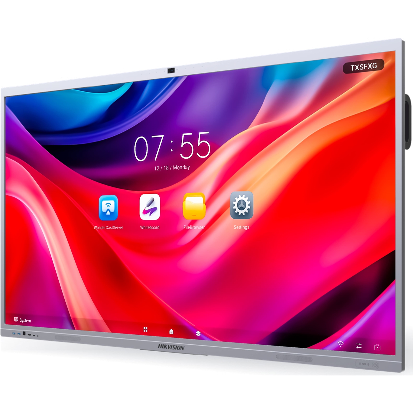 Hikvision DS-D5C65RB/B 65" 4K Etkileşimli Ekran Kamera, Mikrofon İnteraktif Ekran
