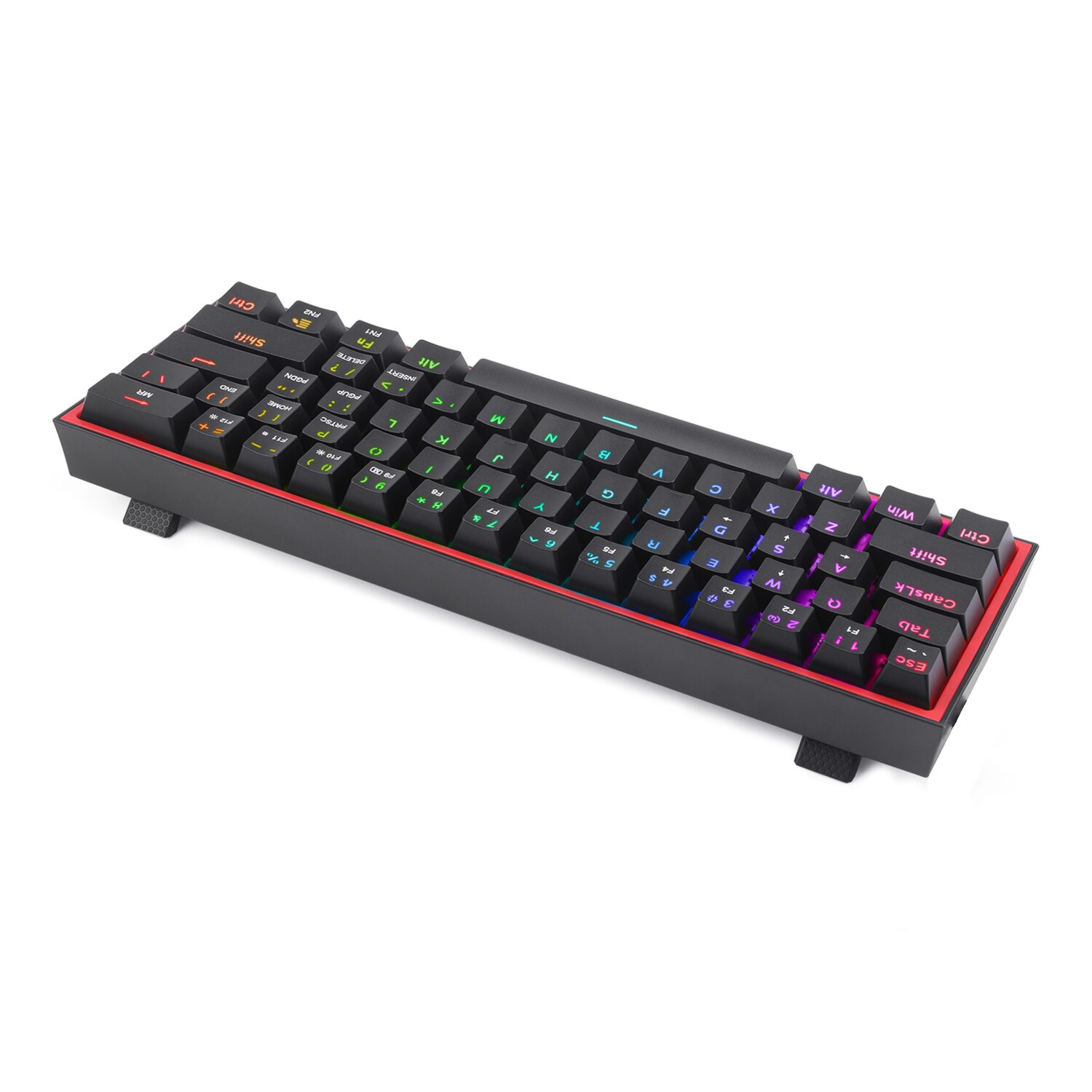 Redragon K616 Fizz Pro RGB Red Switch TR Kablosuz Mekanik Oyuncu Klavyesi, Siyah