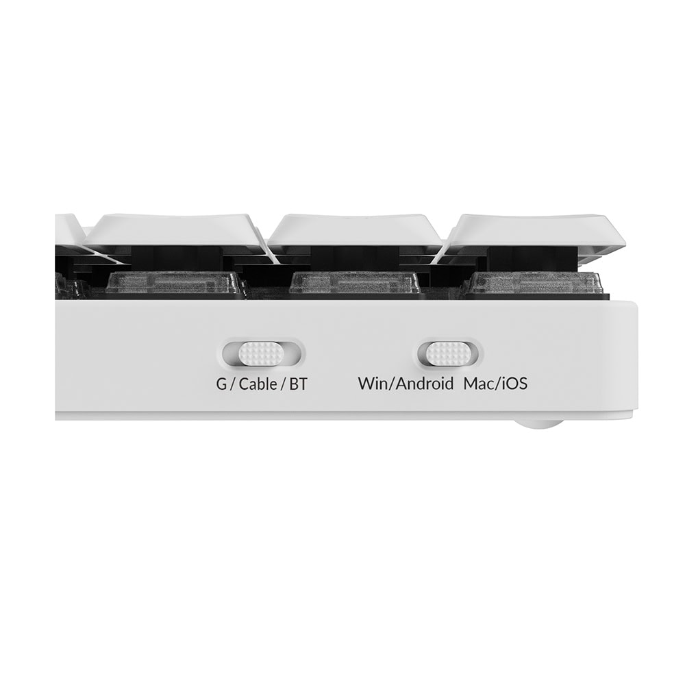 Keychron K3 Max K3M-Q3-TR %75 RGB Brown Switch Kablosuz TR Mekanik Gaming Klavye, Beyaz
