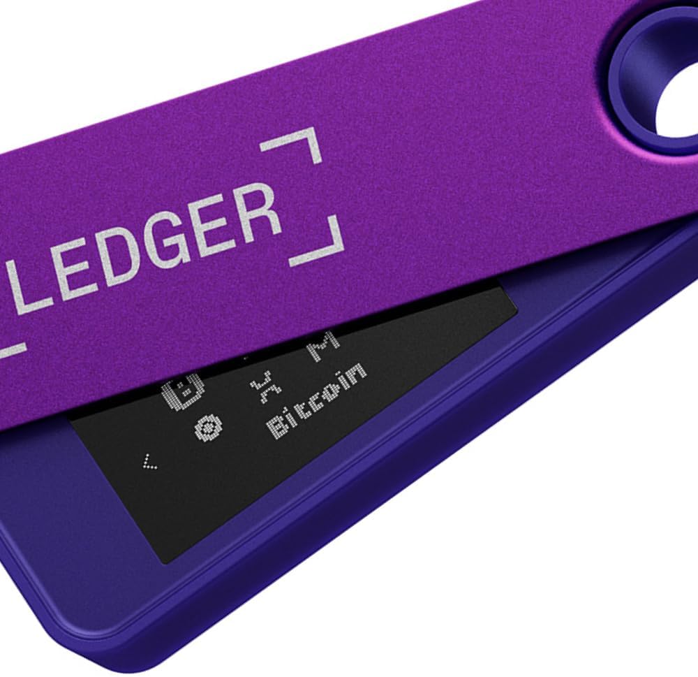 Ledger Nano X Kripto Donanım Cüzdanı Bluetooth, Mor