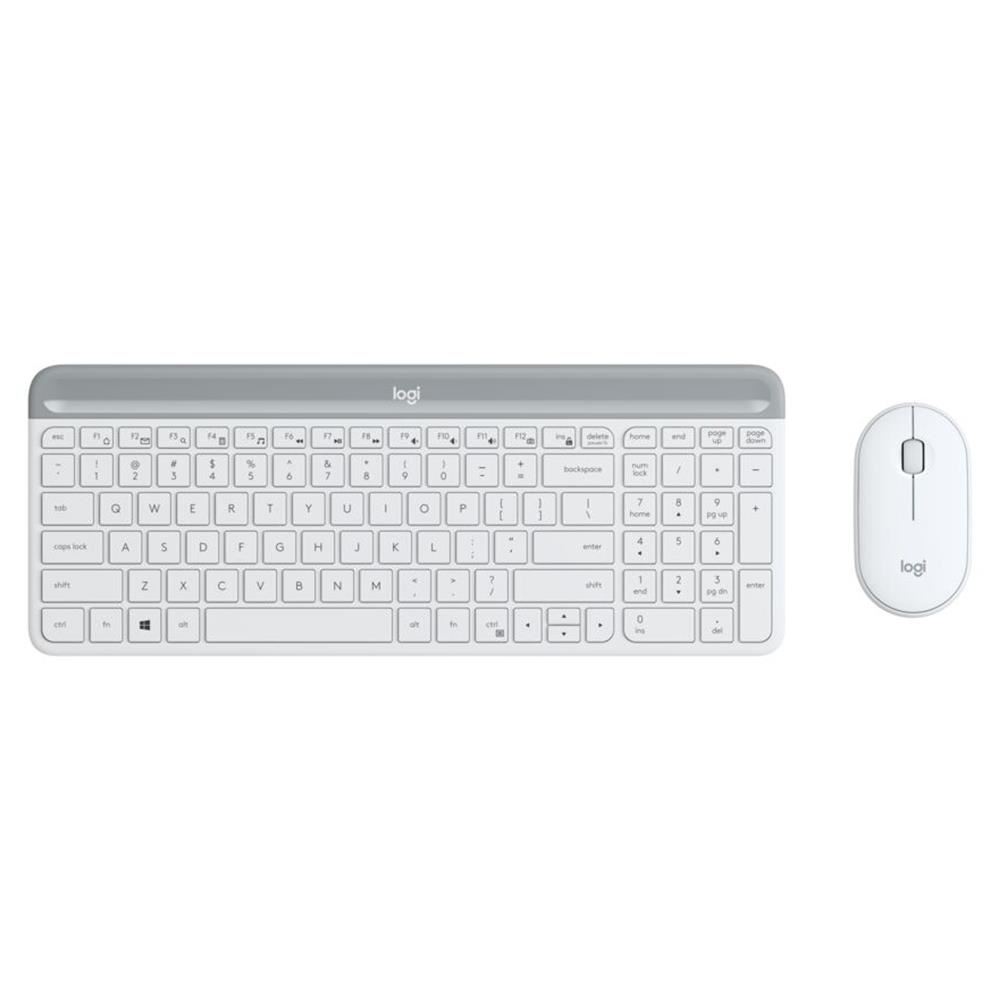 Logitech 920-009436 MK470 Kablosuz Klavye Mouse Seti, Beyaz