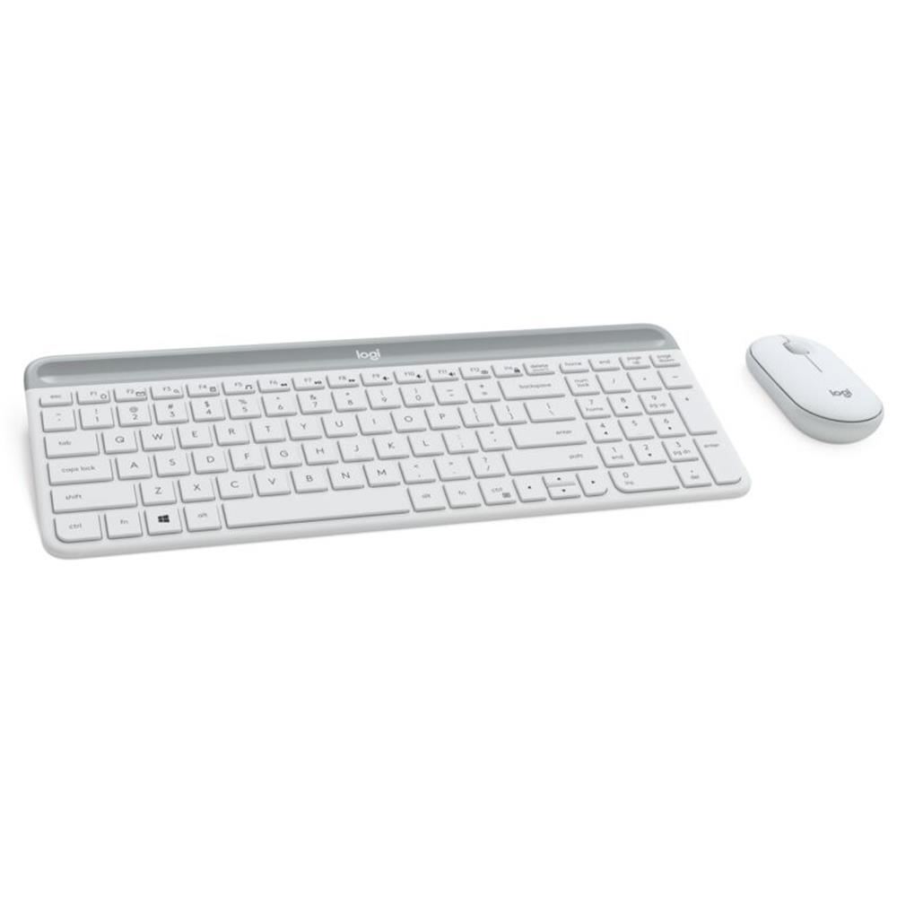 Logitech 920-009436 MK470 Kablosuz Klavye Mouse Seti, Beyaz