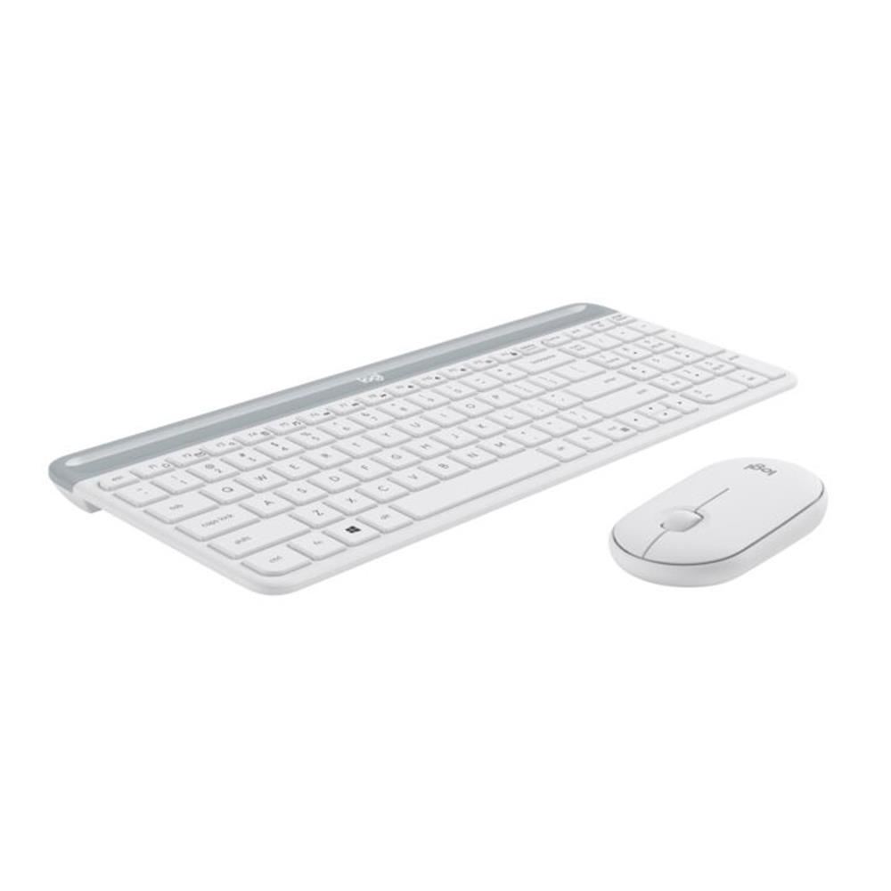 Logitech 920-009436 MK470 Kablosuz Klavye Mouse Seti, Beyaz