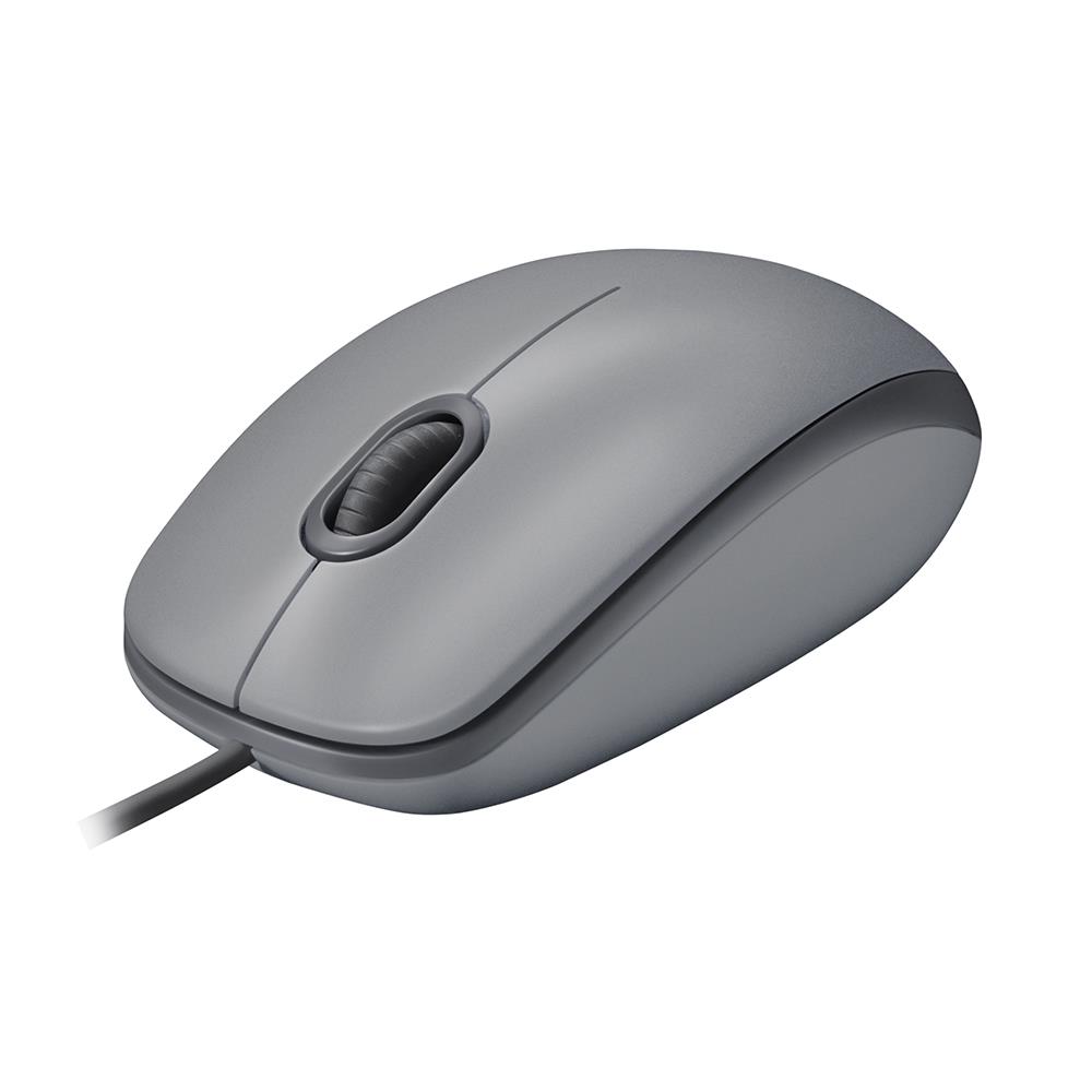 Logitech 910-006760 M110 Sessiz Optik Kablolu Mouse, Gri