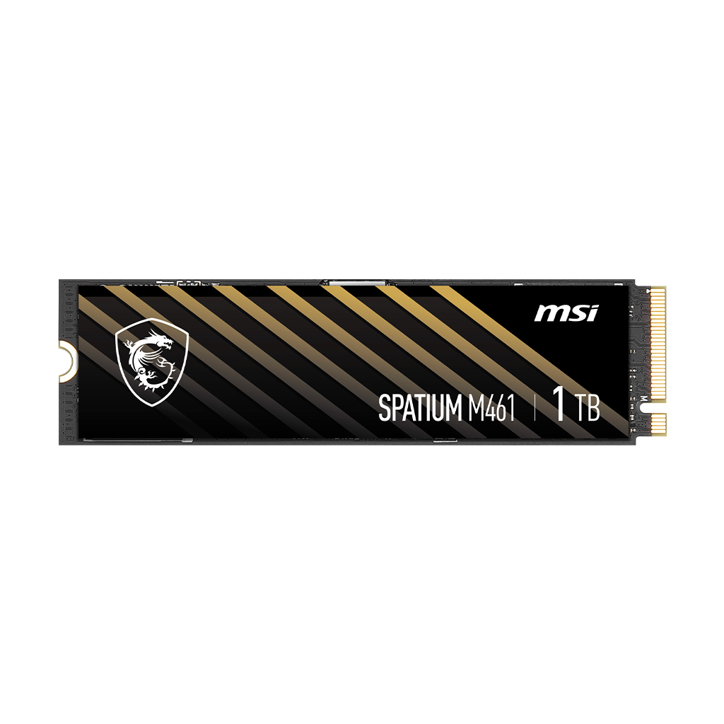 MSI Spatium M461 1TB PCIe 4.0 NVMe M.2 SSD 5000MB/s Okuma 4200MB/s Yazma 3D NAND