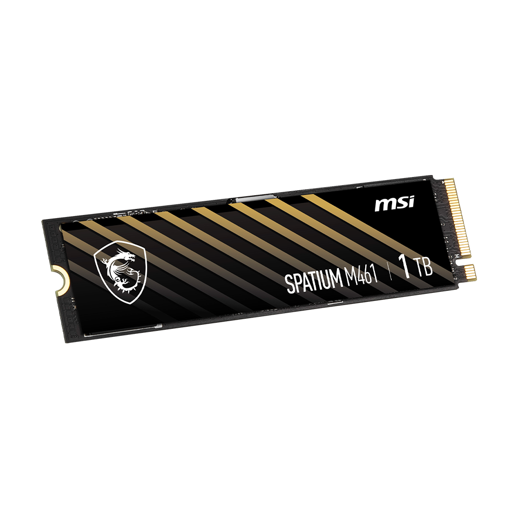 MSI Spatium M461 1TB PCIe 4.0 NVMe M.2 SSD 5000MB/s Okuma 4200MB/s Yazma 3D NAND