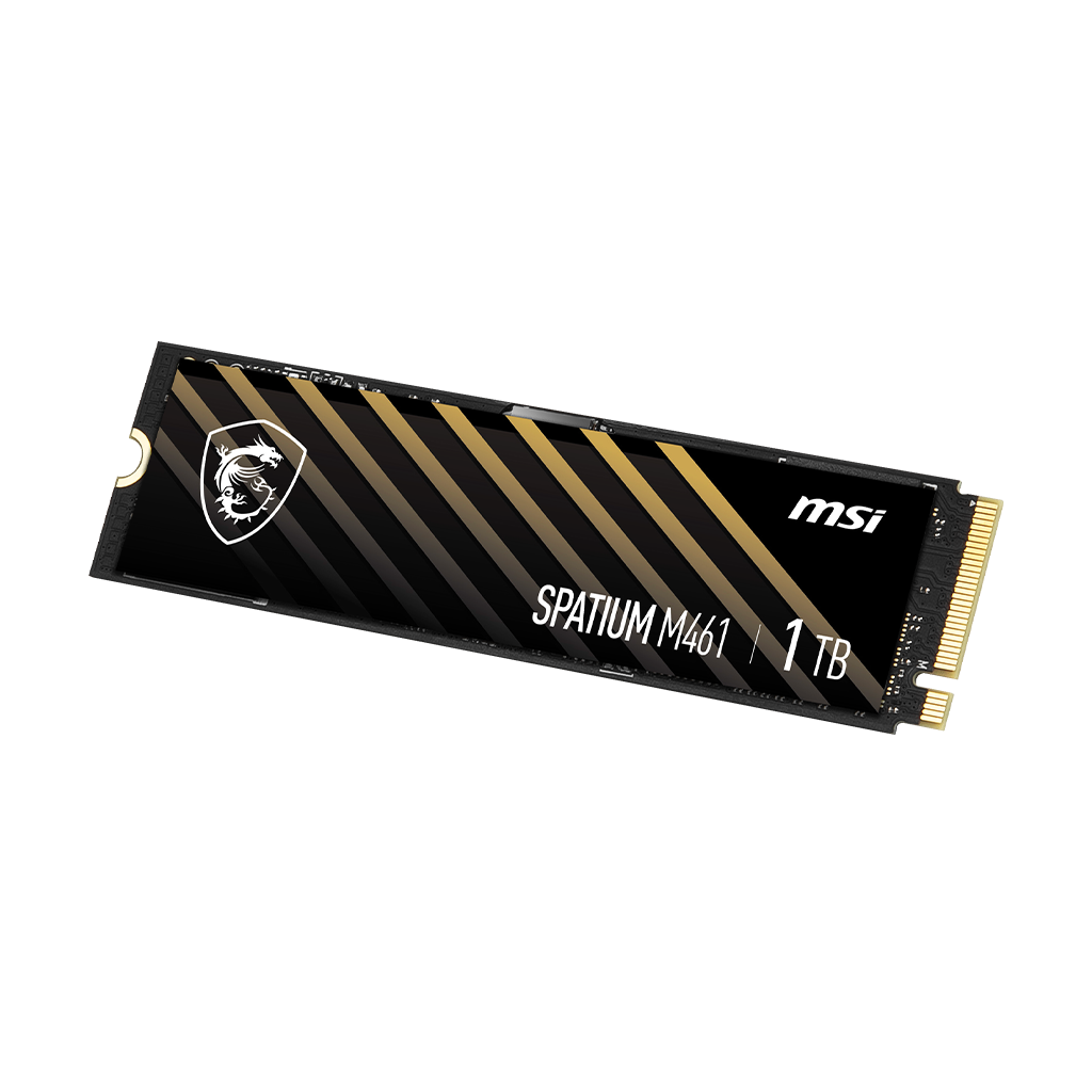 MSI Spatium M461 1TB PCIe 4.0 NVMe M.2 SSD 5000MB/s Okuma 4200MB/s Yazma 3D NAND