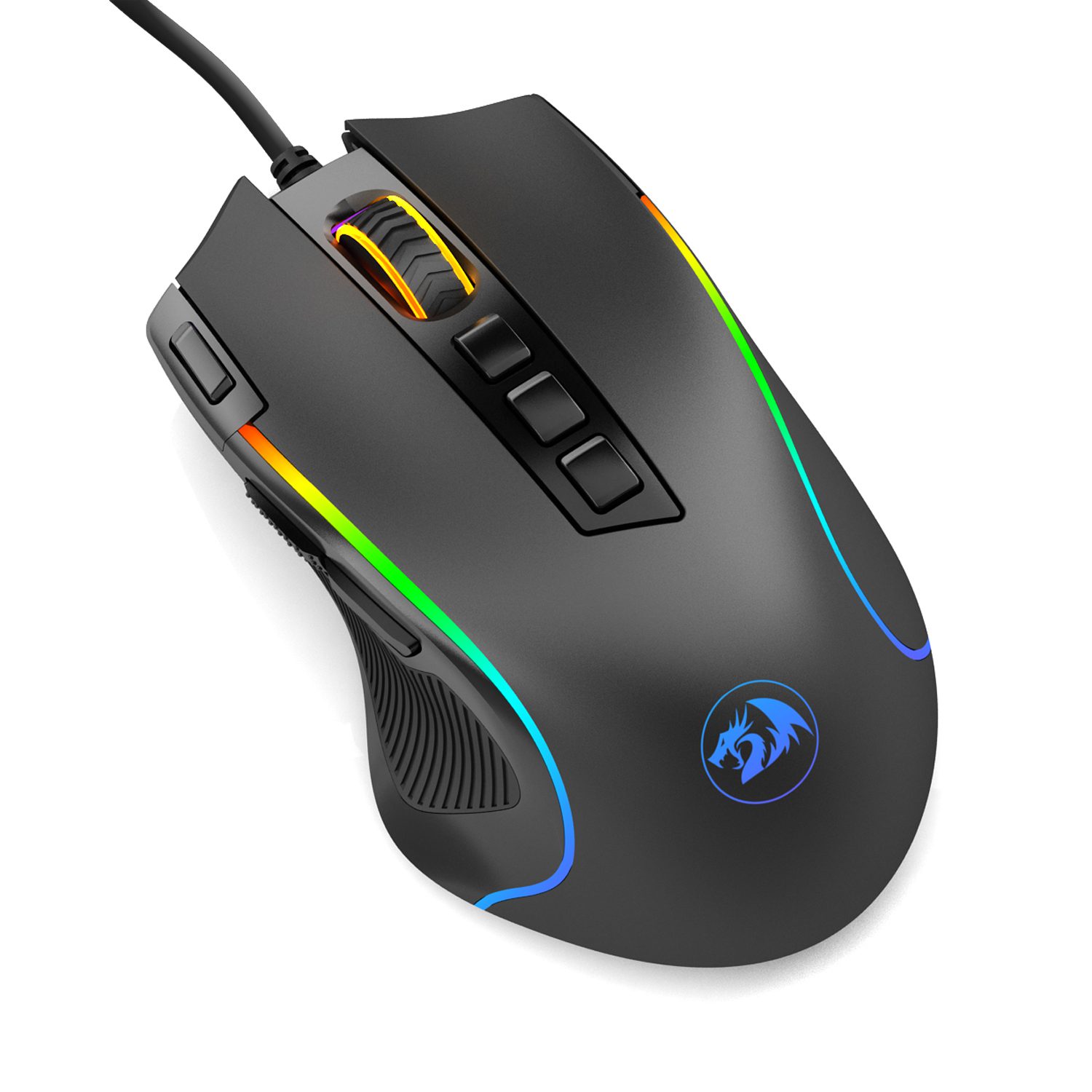 Redragon Predator M612 RGB Kablolu Optik Backlit, Programlanabilir Oyuncu Mouse