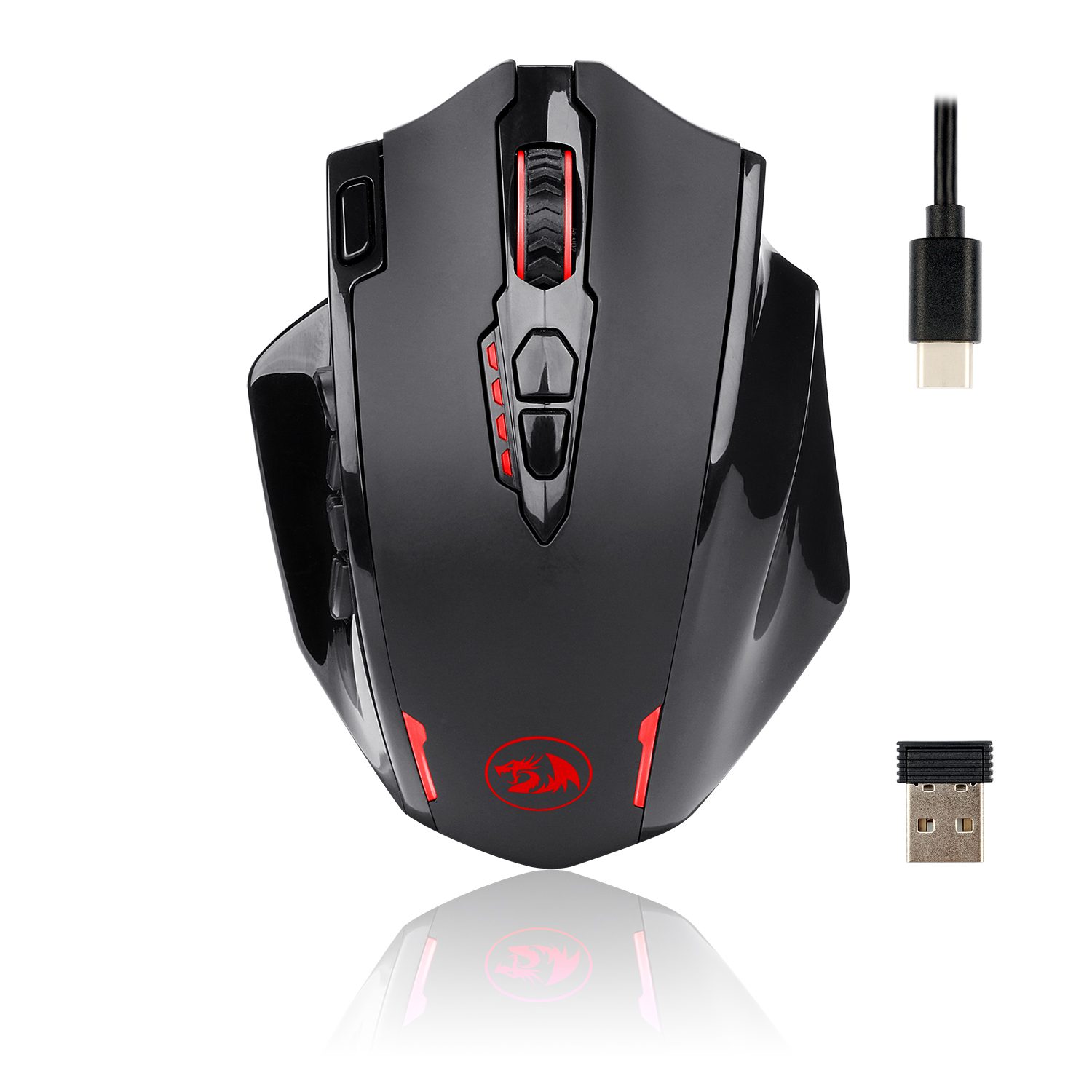 Redragon Impact Elite M913 RGB USB 2.4G Kablosuz 16000 DPI 16 Tuşlu Programlanabilir Oyuncu Mouse