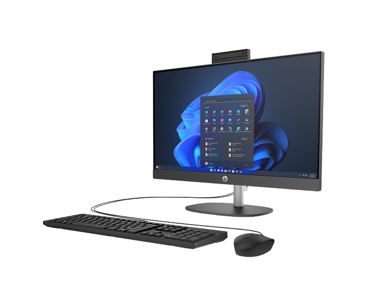 HP D21FRET ProOne 240 G10 Intel Core Ultra 7 155U 8GB 512GB SSD 23.8" FHD All-in-One Bilgisayar, Siyah