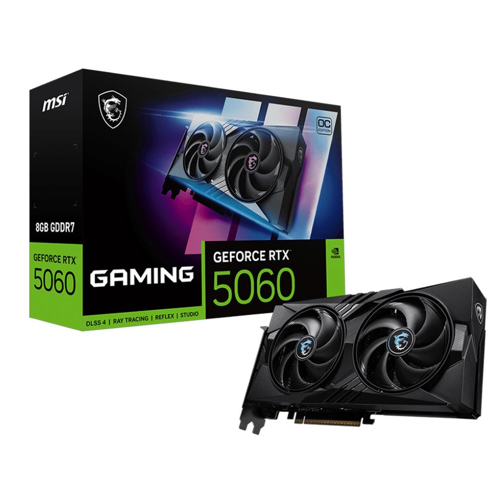 MSI GeForce RTX 5060 8G GAMING OC GDDR7 128Bit DX12 DLSS 4 Oyuncu Ekran Kartı