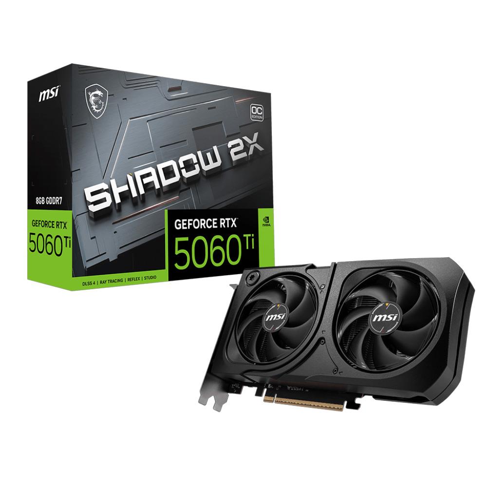 MSI RTX 5060 Ti 8G Shadow 2X OC Plus 128 Bit GDDR7 8 GB Ekran Kartı
