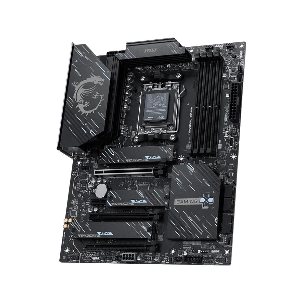 Msi X870E Gaming Plus Wi-Fi AMD Soket AM5 M.2 DDR5 8200MHz (OC) ATX Anakart