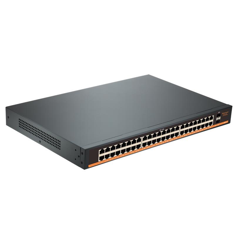 Uranium POE-G4802-800W 48 Port Gigabit 2x 1 GB SFP Uplink Rack Mount PoE Switch