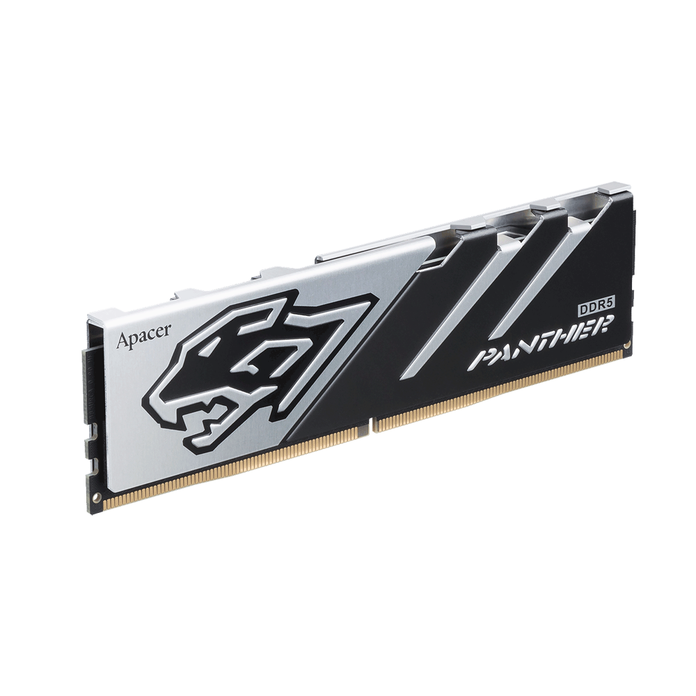 Apacer Panther AH5U32G60C6227BAA-2 32GB 2x16GB 6000MHz CL38 DDR5 Gaming Ram, Siyah