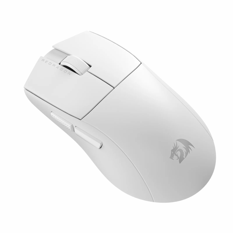 Redragon M916W Pro 1K 3 Modlu Bağlantı 26000 Max DPI Kablosuz Oyuncu Mouse, Beyaz