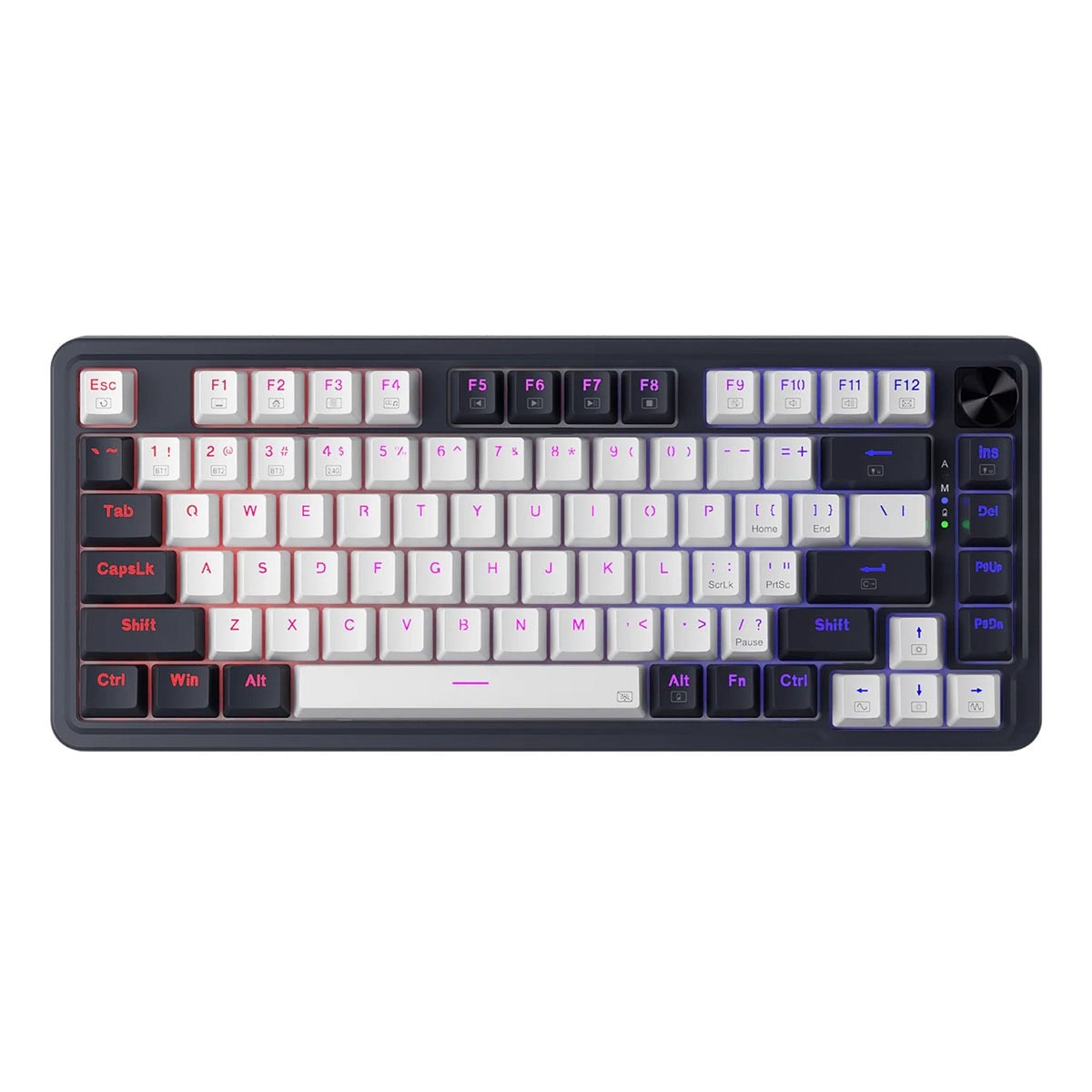 Redragon Ucal Pro K673WB RGB %75 TKL TR Kablosuz Mekanik Oyuncu Klavyesi, Abyssal Blue