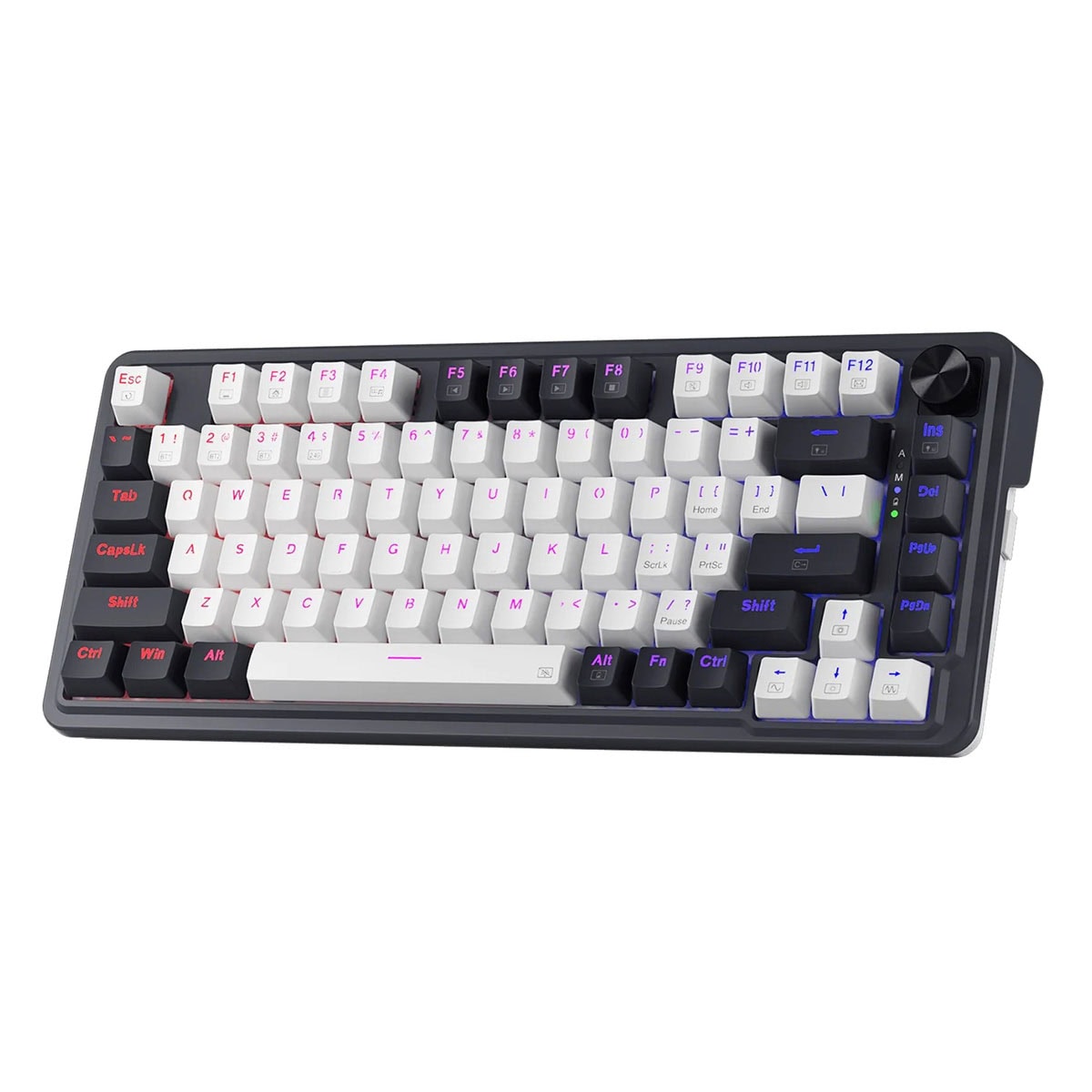 Redragon Ucal Pro K673WB RGB %75 TKL TR Kablosuz Mekanik Oyuncu Klavyesi, Abyssal Blue