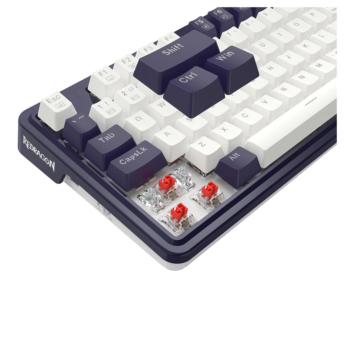 Redragon Ucal Pro K673WB RGB %75 TKL TR Kablosuz Mekanik Oyuncu Klavyesi, Abyssal Blue