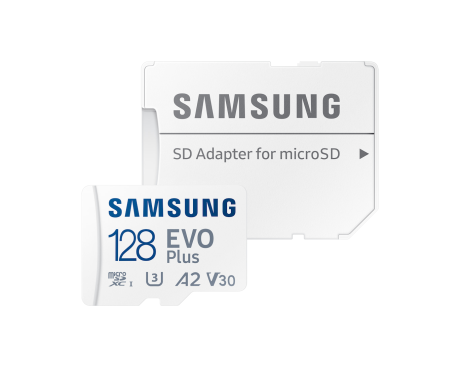 Samsung Evo Plus MB-MC128SA/TR Class 10 UHS-I U3 A2 V30 128 GB Micro SD Kart