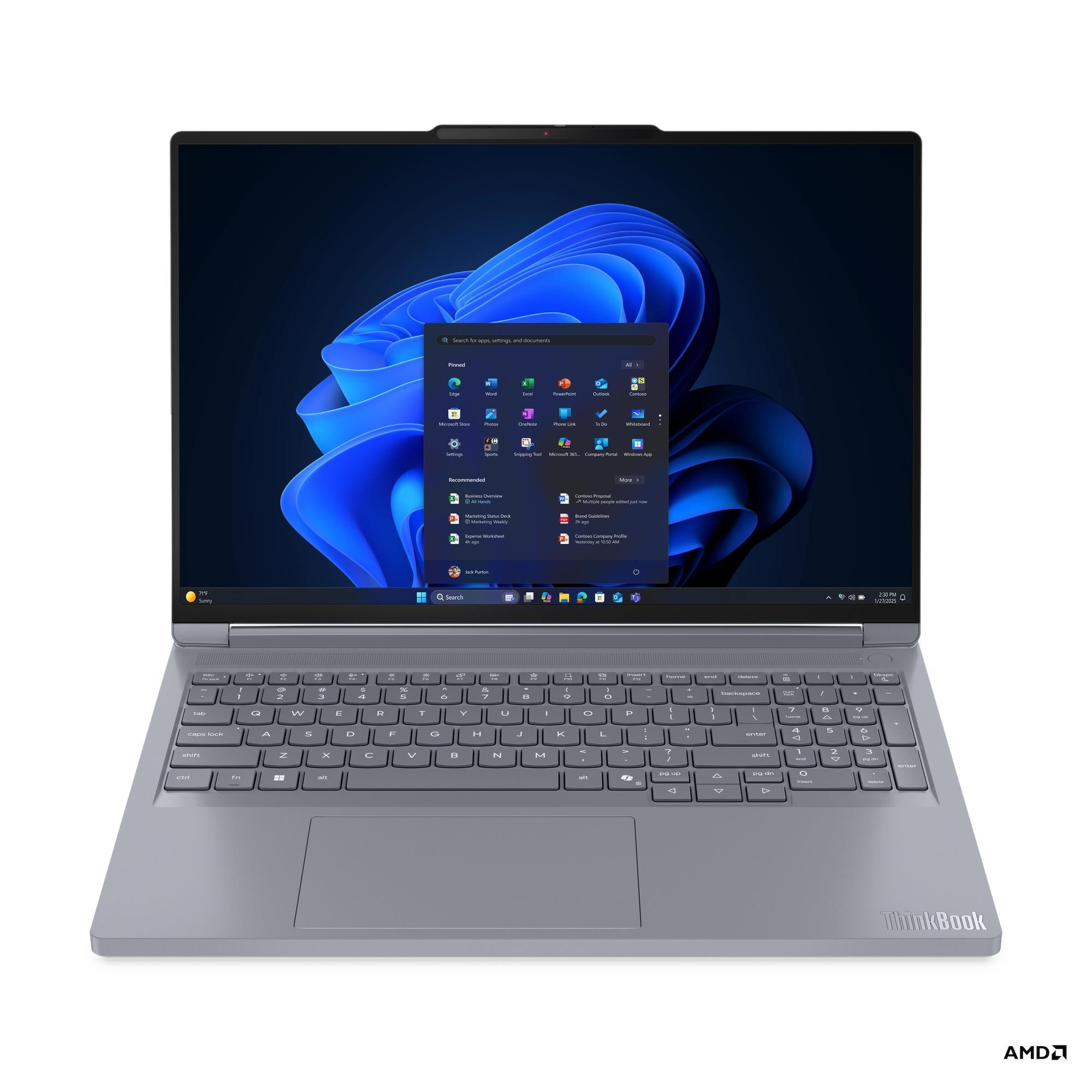Lenovo ThinkBook 16P G6 ADR 21U00013TX Ryzen 9 8940HX 32GB Ram 1 TB SSD RTX5060 16" Notebook