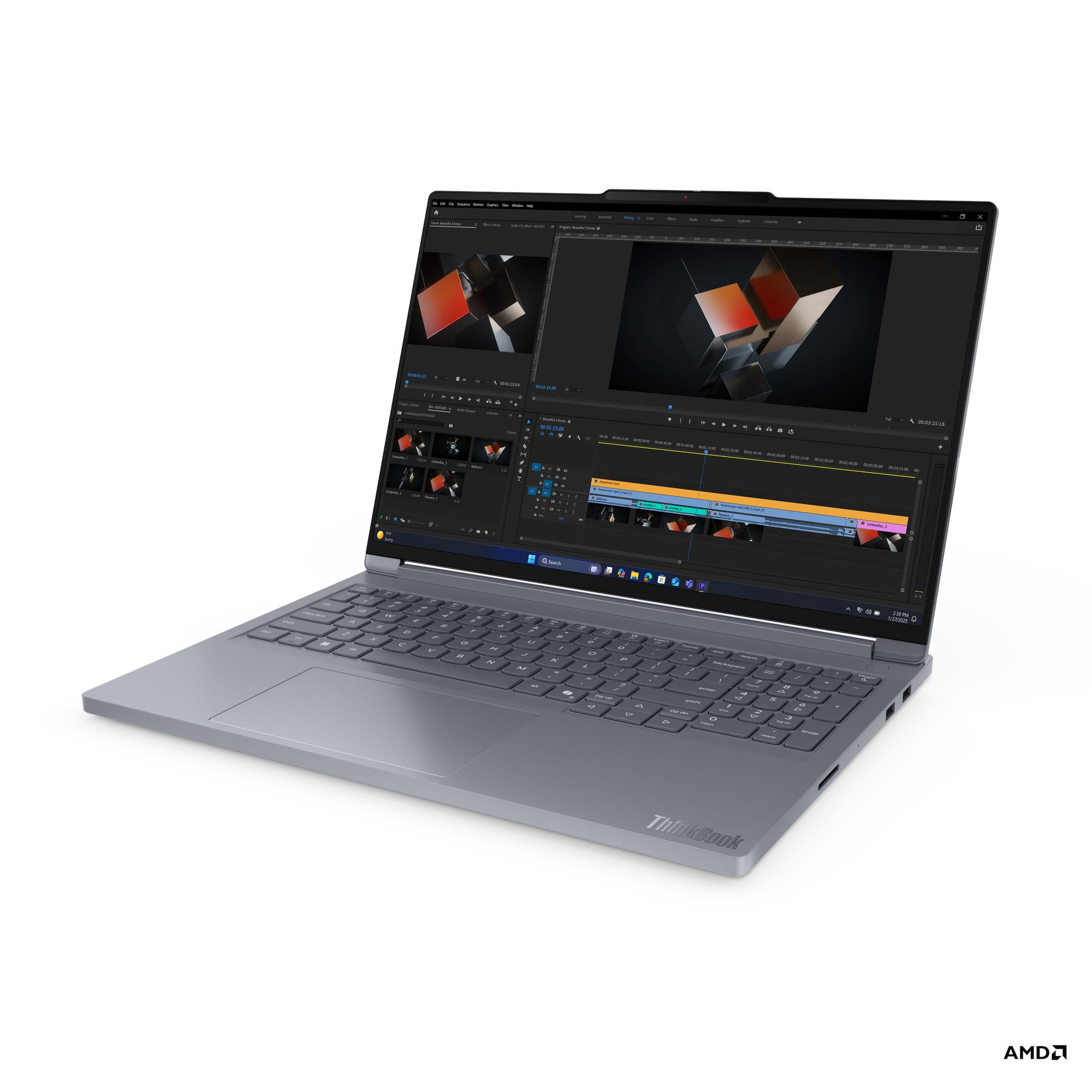 Lenovo ThinkBook 16P G6 ADR 21U00013TX Ryzen 9 8940HX 32GB Ram 1 TB SSD RTX5060 16" Notebook