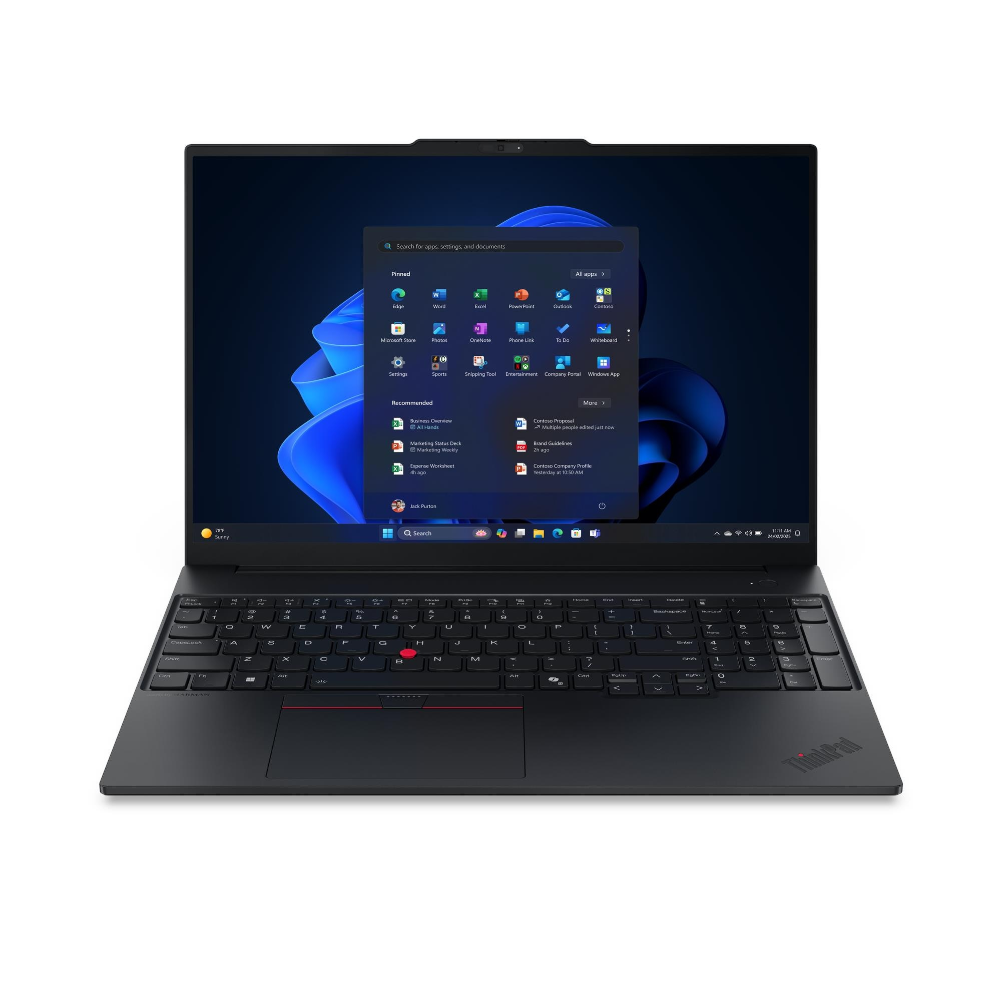 Lenovo ThinkPad E16 21SR007VTX Ultra 7 255H 16 GB Ram 1 TB SSD Arc 140T 16" Notebook
