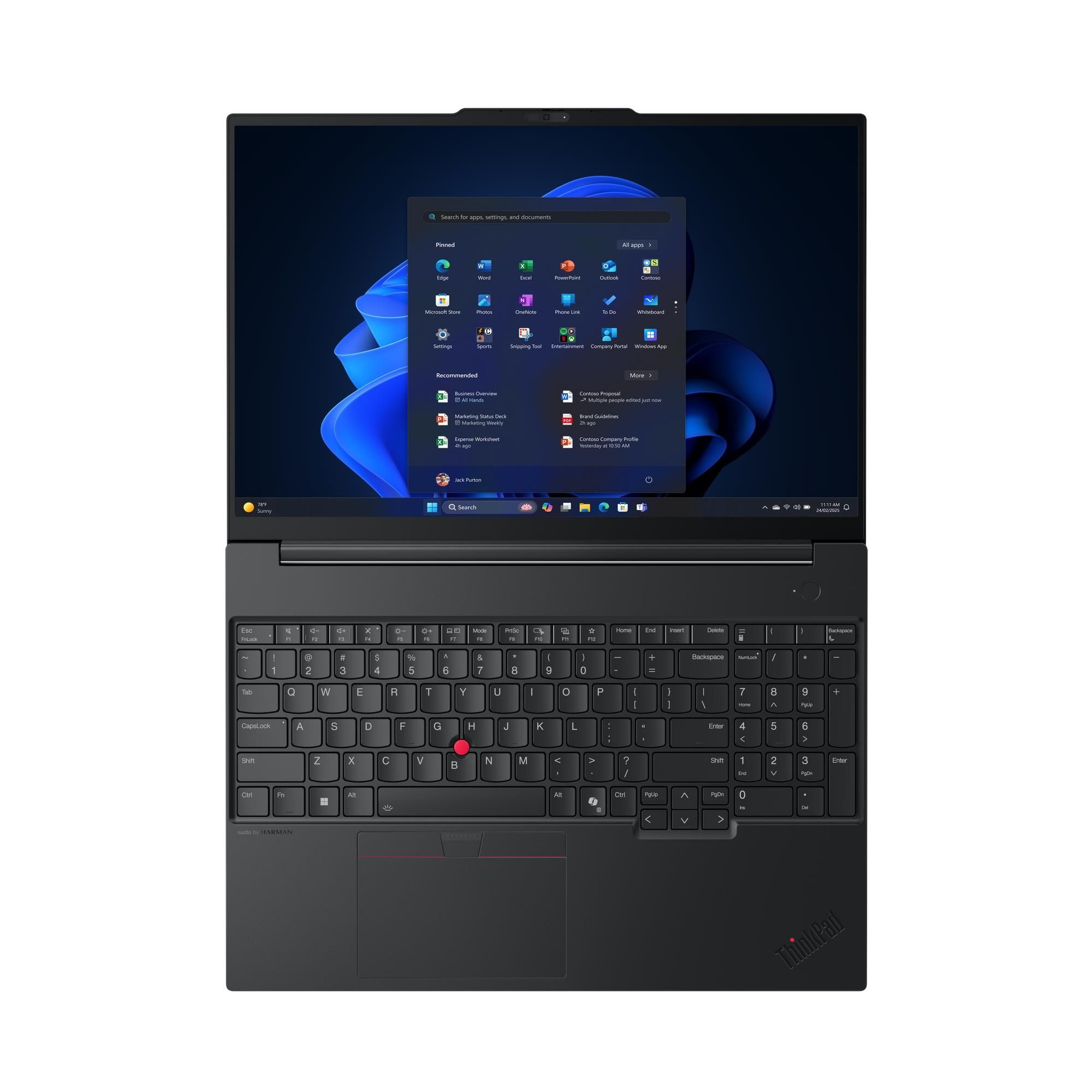 Lenovo ThinkPad E16 21SR007VTX Ultra 7 255H 16 GB Ram 1 TB SSD Arc 140T 16" Notebook