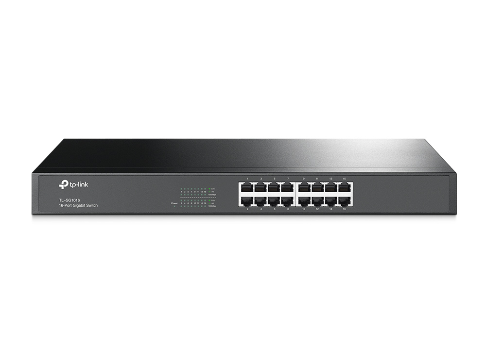 TP-Link TL-SG1016 16 Port 10/100/1000 Mbps Raf Tipi Gigabit Switch