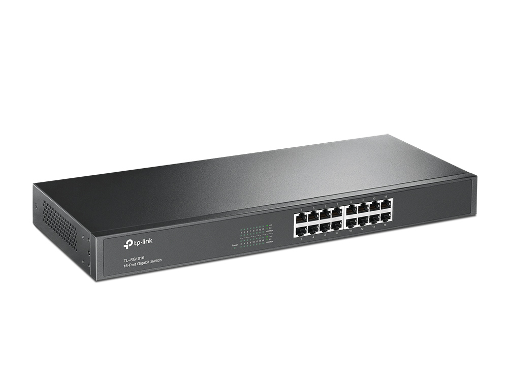 TP-Link TL-SG1016 16 Port 10/100/1000 Mbps Raf Tipi Gigabit Switch
