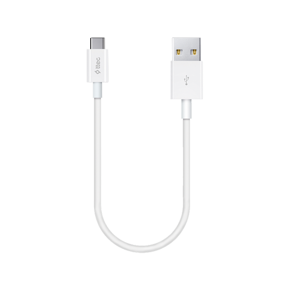 Ttec MiniCable 30cm USB-A - USB-C Şarj Kablosu, Beyaz