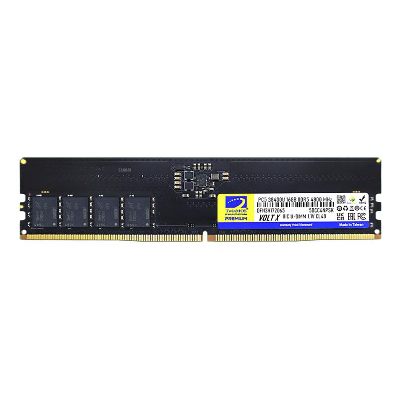 Twinmos VoltX 16 GB 4800 MHz CL40 DDR5 PC Ram