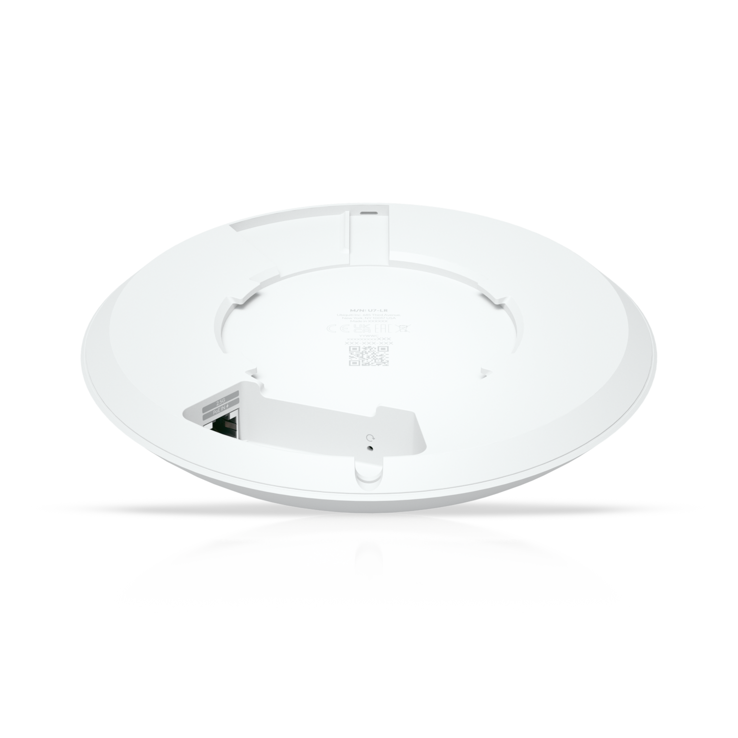 Ubiquiti UniFi U7-LR Long Range 2.5 GbE Uplink Wi-Fi 7 Tavan Tipi Access Point