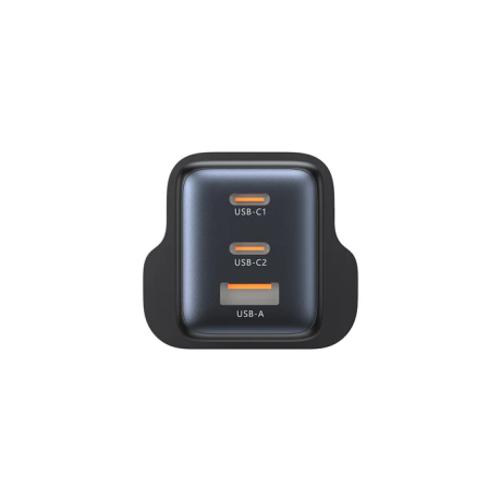 Unitek P1130ABK01-EU Zeno 65W 3 Portlu GaN Şarj Cihazı USB-C USB-A Hızlı Şarj