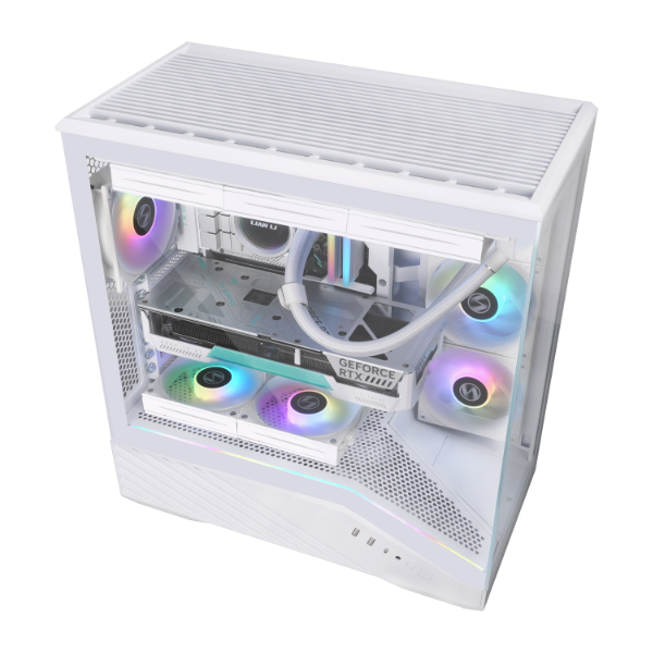 Lian Li Vector V100R G99.V100RW.01 ARGB Fanlı E-ATX Oyuncu Kasası, Beyaz
